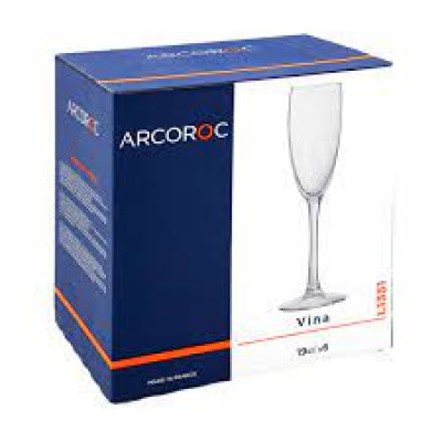 Келихи шампанське набір 6 штук 190 мл. Vina Arcoroc Luminarc - L1351