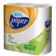 Папір туалетний 2х шаровий спайка 4 рулони RUTA 6 Paper - R74399