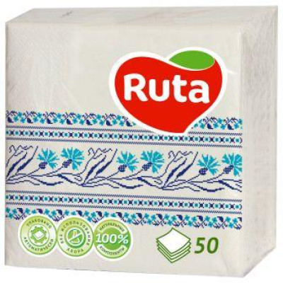 Серветка паперова мікс упк50 шт. 24Х24см.  Ruta11 - R74489