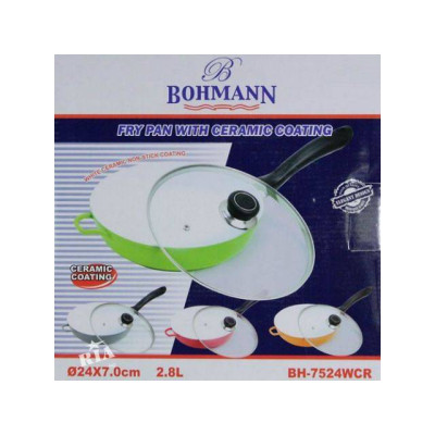 BOHMANN Сковорода глубокая 7 х 24 см BH7524