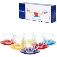 LUMINARC Carina Rainbow Сервиз чайный 220мл-12пр. - N4217