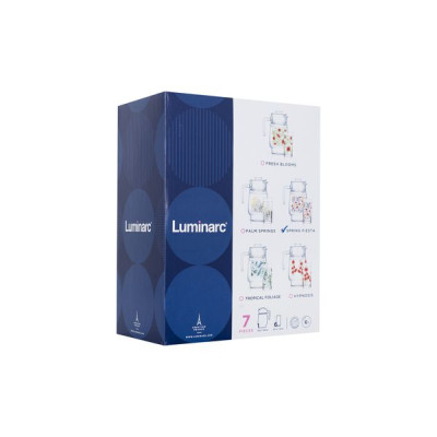 Набір для напоїв 7предметів  Luminarc Spring Fiesta  - P4818