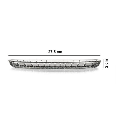 Блюдо овал 28Х17 см. Elegant Pasabahce - 54783