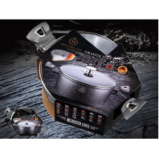 Кастрюля 2.1л.з кришкою 20см. PETERHOF GRANITE TOUCH LINE - MK-1023-20