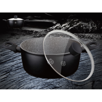 PETERHOF NERO TOUCH LINE Кастрюля 2.1л. с крышкой 20см. - MK-1027-20