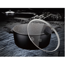 PETERHOF NERO TOUCH LINE Кастрюля 2.1л. с крышкой 20см. - MK-1027-20