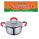 Lessner Kew garden Каструля с крышкой цедило 24см 5,1л  55114-24 R