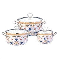 Lessner Enamel Набір посуду 6пр Floretta Gold 5