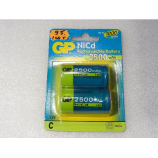 Аккумулятор C R14 GP 2500 mAh GP- 029523