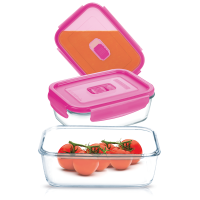 LUMINARC PURE BOX  NEON Контейнер пищевой 820 мл N0853