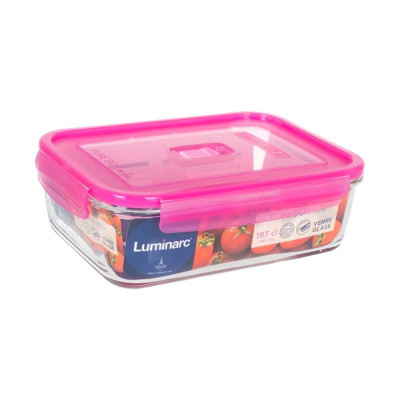 LUMINARC PURE BOX NEON Контейнер пищевой 1970 мл N0872
