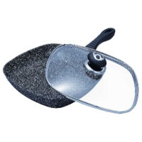 VISSNER Сковородка гриль с крышкой 28cm. VS 7570-28