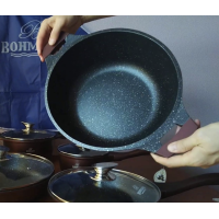 Кастрюля 3.1л. з кришкой 20 см. Elegance BOHMANN  - BH 60-11-20К