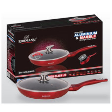 Сковорідка з кришкою 22cm. BOHMANN - BH 1009-22 MRB