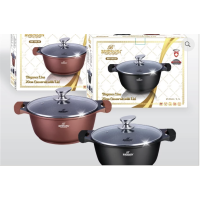 BOHMANN Elegance Кастрюля 5л. с крышкой 24 см. - BH 150-24