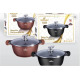 BOHMANN Elegance Кастрюля 5л. с крышкой 24 см. - BH 150-24