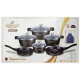 BOHMANN Elegance Black-Brown Набор антипригарной посуды 11 пред. - BH 60-11