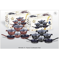 BOHMANN Elegance Black-Brown Набор антипригарной посуды 11 пред. - BH 60-11