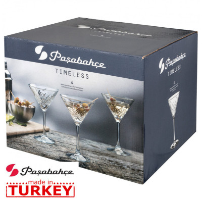 Келихи мартіні набір 4 шт 230 мл Timeless Pasabahce – 440176