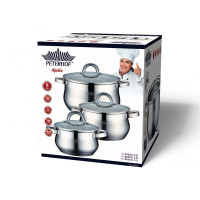 PETERHOF Набор посуды 18,20,22 cm 6 предметов - PH15236