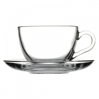 Чашка з блюдцем 240 мл Basic Pasabahce – 97948-1
