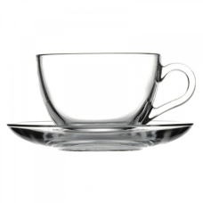 Чашка з блюдцем 240 мл Basic Pasabahce – 97948-1