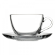 Чашка з блюдцем 240 мл Basic Pasabahce – 97948-1