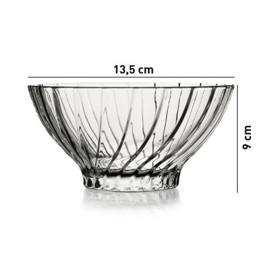 Салатники 13 см. 475 мл. набір 4 шт. Bouquet Pasabahce - 530024