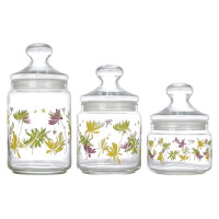 LUMINARC Crazy Flower Набір банок 3 шт.  N1632