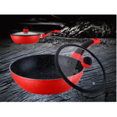 PETERHOF ROSSO NOBILE Сковородка Вок с крыш. 28см. - MK-1036-28