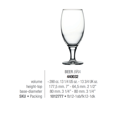 Келих для пива 390 мл. Cheers Pasabahce - 440032-1