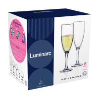 Luminarc French Brasserie Бокал шампанское набор 6х170мл  H9452