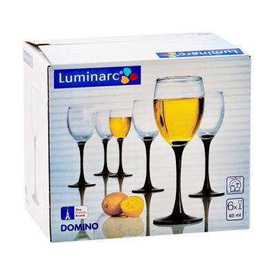 Чарка набір 6х70 мл. Luminarc Domino - H8166