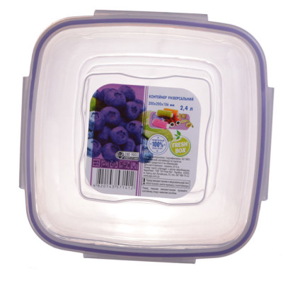 Fresh Box контейнер квад 2,4 л Без барв AL026