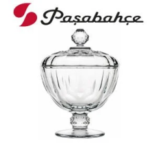 Цукерниця на ніжці з кришкою 280 мл. Diamond Pasabahce - 96571