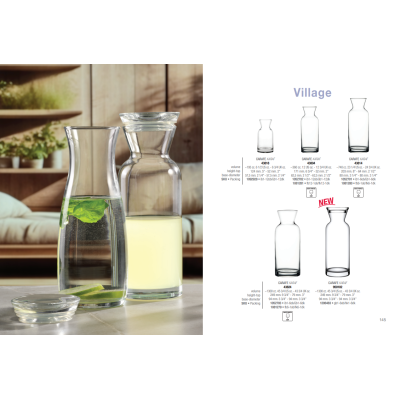 Графін-Декантер з скляною кришкою 1300мл. Village Pasabahce - 950102