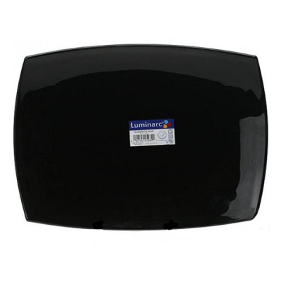 Блюдо велике 350х260 мм. Luminarc QUADRATO BLACK - D6408