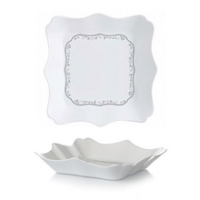 Тарілка супова 23 см.  AUTHENTIC SILVER Luminarc -  H8384