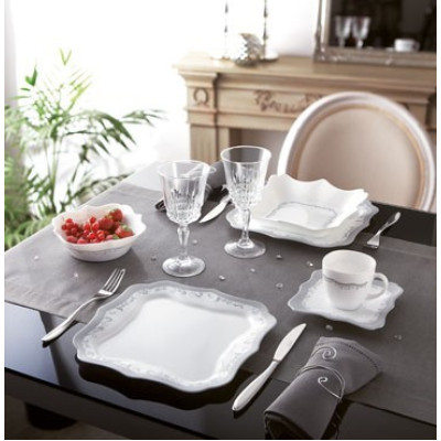 Тарілка супова 23 см.  AUTHENTIC SILVER Luminarc -  H8384
