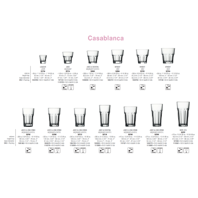 Склянка Хайболл 280 мл. Casablanca Pasabahce - 52713-1