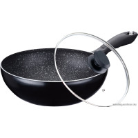 PETERHOF Сковорода Вок с крышкой 28cm.х 9,5 см. PH15455-28