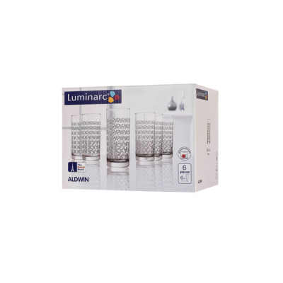 LUMINARC ALDWIN Набор стаканов 6х270 мл N0752