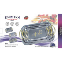 BOHMANN Набор подносов 3 предмета BH 6933