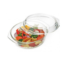 Кастрюля жаростійка скляна з кришкою 1.5 л. 205х93 мм. Color Simax s6106-6116