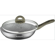 BOHMANN Сковородка с крышкой 26cm. -  BH 1006-26 MRB