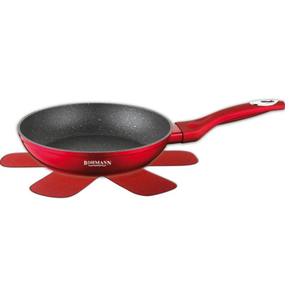 BOHMANN  Сковородка с крышкой 24cm. - BH 1009-24 MRB
