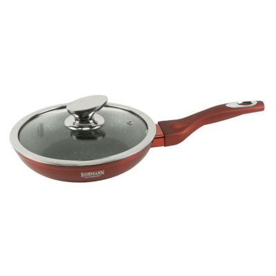 BOHMANN  Сковородка с крышкой 24cm. - BH 1009-24 MRB