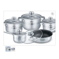 BOHMANN Набор кастрюль10pcs. - BH 1275-10 MRB
