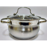 Каструля 1.9л.з кришкою 16cm. BOHMANN - BH 5114-16