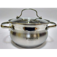 Каструля 1.9л.з кришкою 16cm. BOHMANN - BH 5114-16